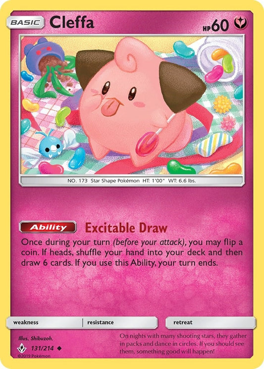 Image for Cleffa (131/214) (SM - Unbroken Bonds) - Pokemon