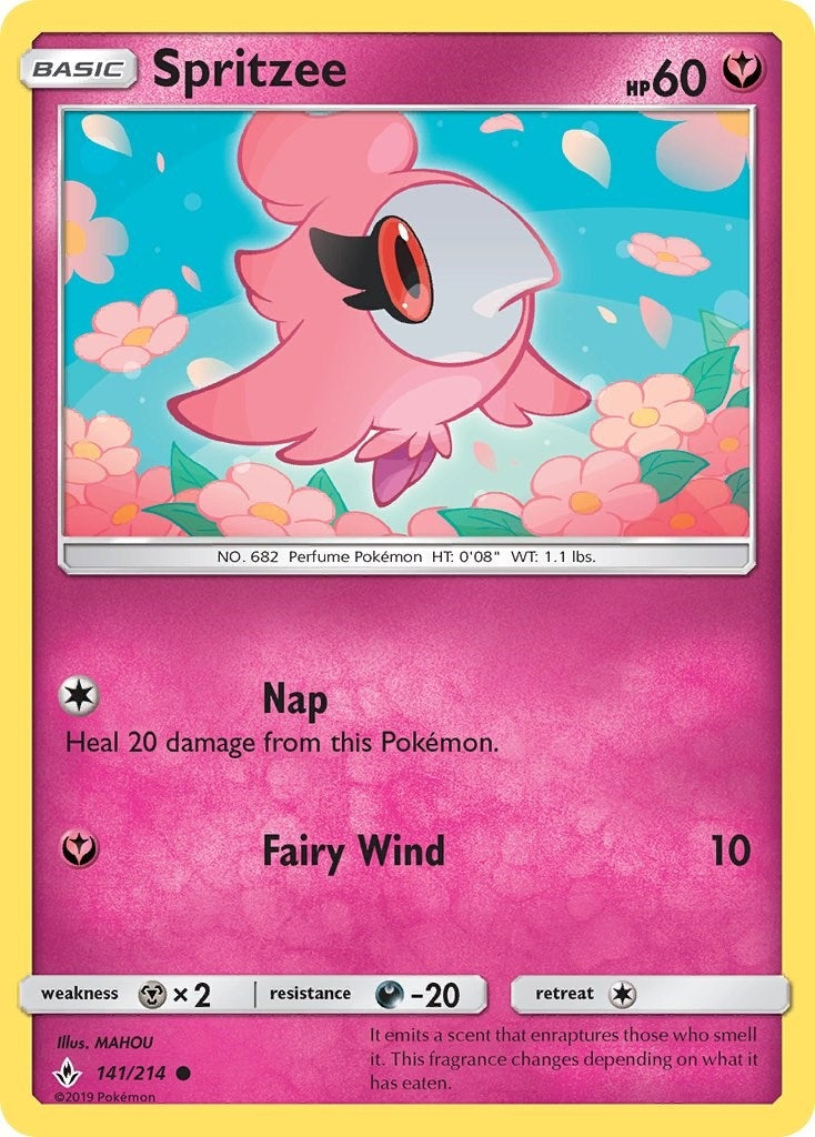 Image for Spritzee (141/214) (SM - Unbroken Bonds) - Pokemon