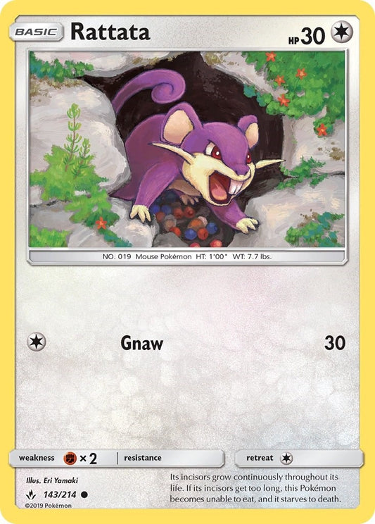 Image for Rattata (143/214) (SM - Unbroken Bonds) - Pokemon