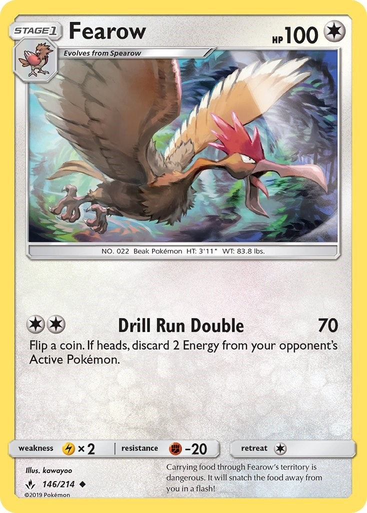 Image for Fearow (146/214) (SM - Unbroken Bonds) - Pokemon