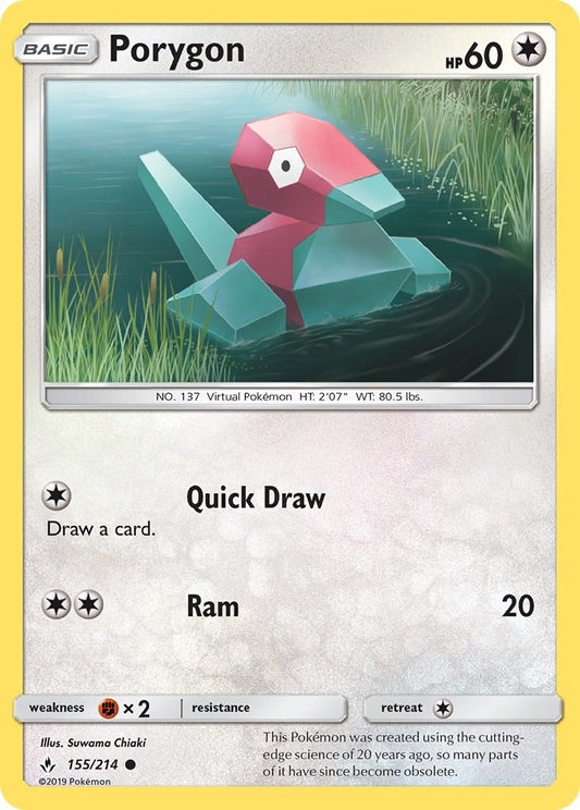Image for Porygon (155) (155/214) (SM - Unbroken Bonds) - Pokemon