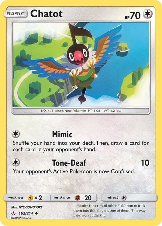 Image for Chatot (162/214) (SM - Unbroken Bonds) - Pokemon