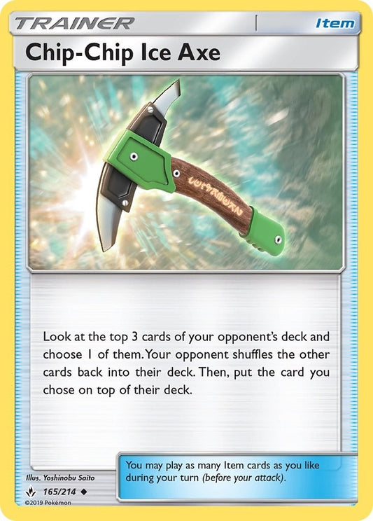 Image for Chip-Chip Ice Axe (165/214) (SM - Unbroken Bonds) - Pokemon
