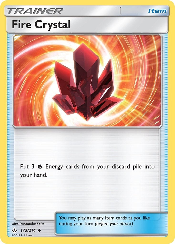 Image for Fire Crystal (173/214) (SM - Unbroken Bonds) - Pokemon