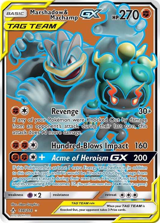 Image for Marshadow & Machamp GX (198) (Full Art) (198/214) (SM - Unbroken Bonds) - Pokemon