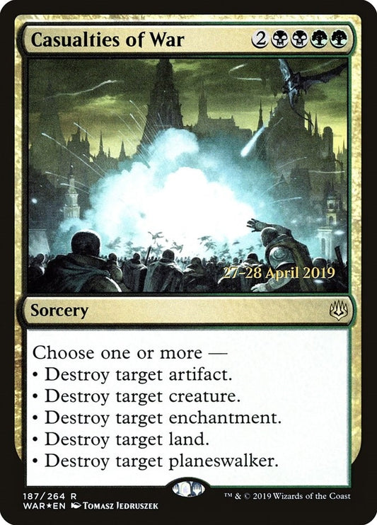 Image for Casualties of War (187) (Prerelease Cards) - Magic: The Gathering