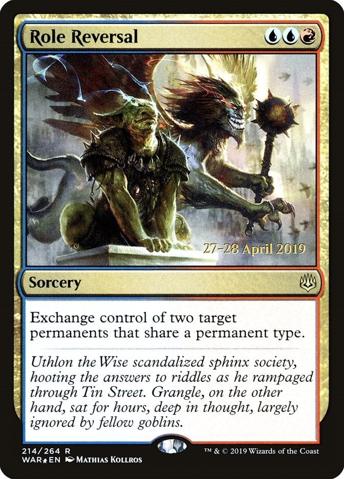 Image for Role Reversal (214) (Prerelease Cards) - Magic: The Gathering