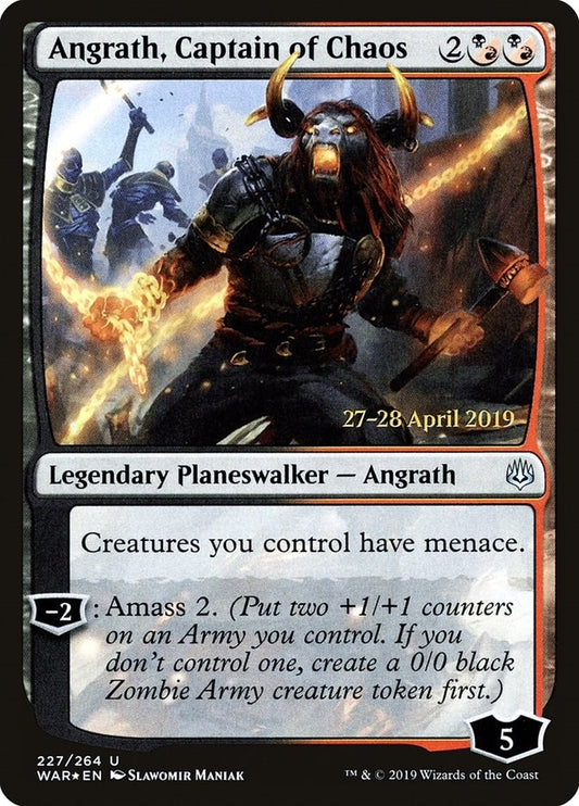 Image for Angrath, Captain of Chaos (227) (Prerelease Cards) - Magic: The Gathering