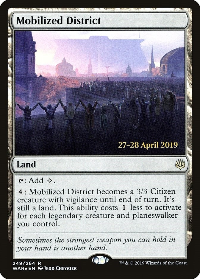 Image for Mobilized District (249) (Prerelease Cards) - Magic: The Gathering