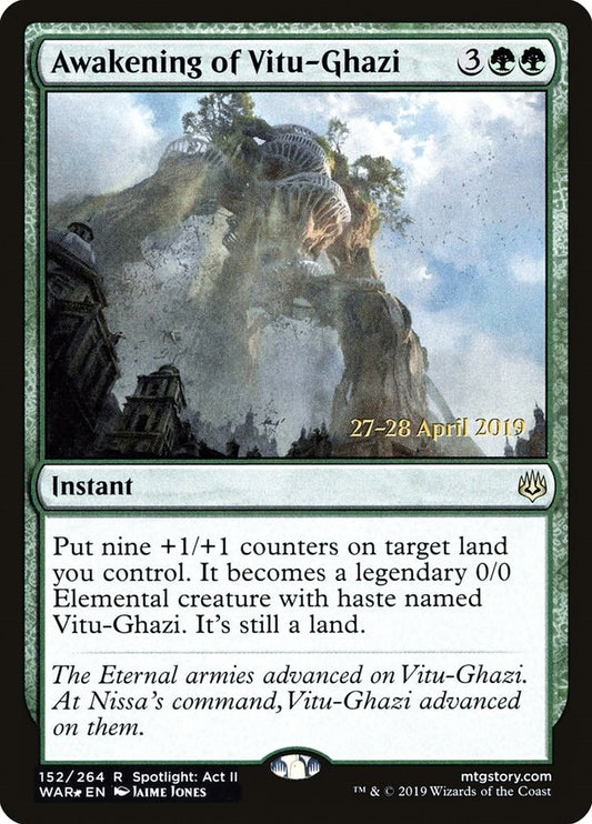 Image for Awakening of Vitu-Ghazi (152) (Prerelease Cards) - Magic: The Gathering