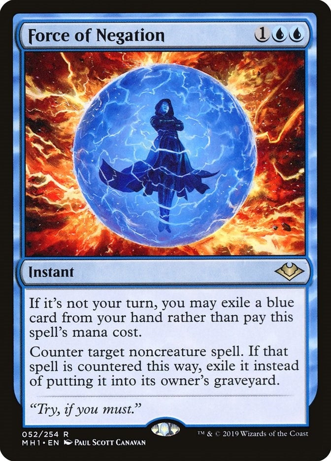 Image for Force of Negation (52) (Modern Horizons) - Magic: The Gathering