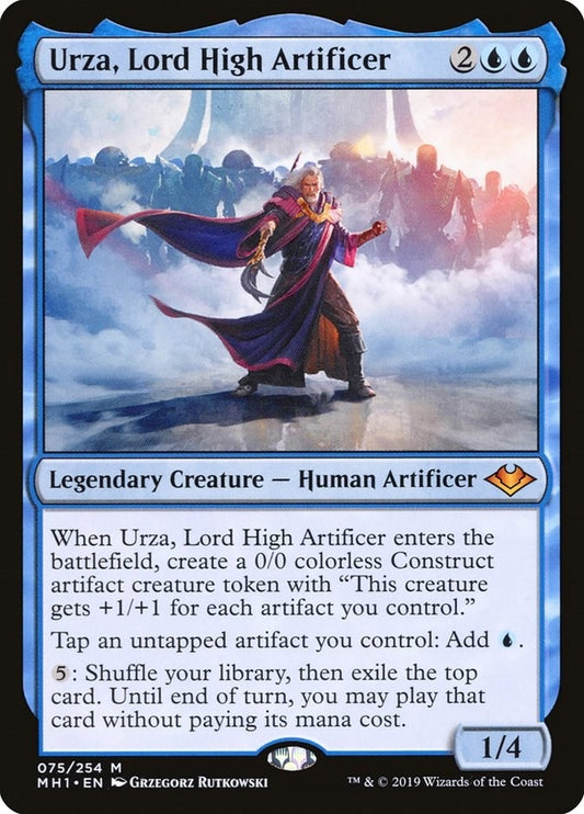 Image for Urza, Lord High Artificer (75) (Modern Horizons) - Magic: The Gathering