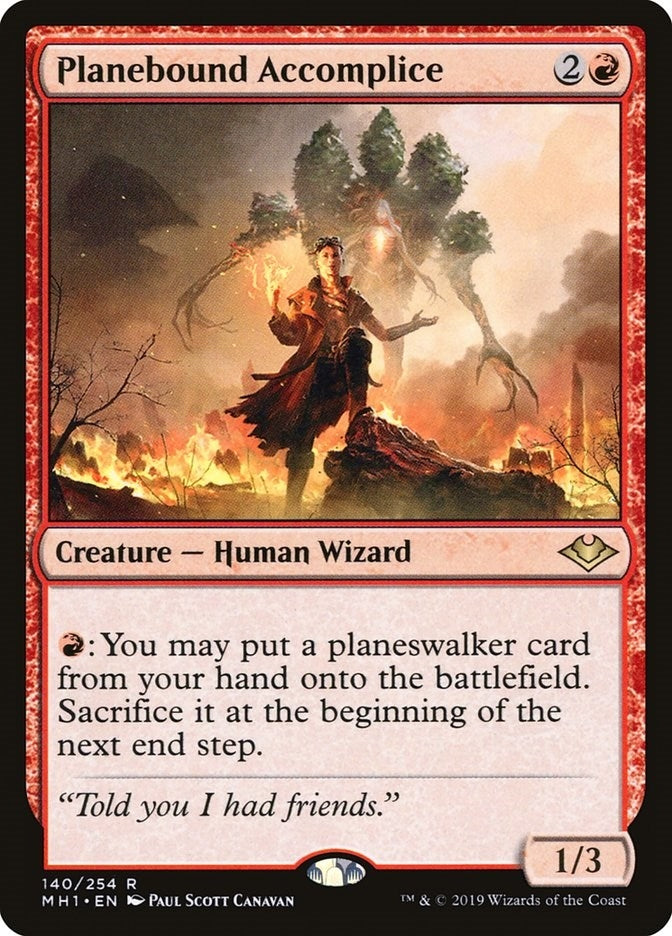Image for Planebound Accomplice (140) (Modern Horizons) - Magic: The Gathering