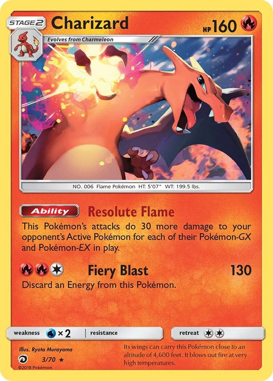 Image for Charizard - 3/70 (Let's Play, Eevee!) (003/070) (Deck Exclusives) - Pokemon