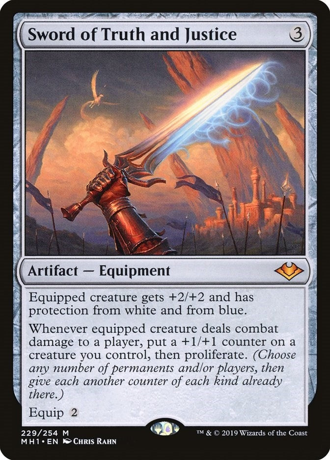 Image for Sword of Truth and Justice (229) (Modern Horizons) - Magic: The Gathering