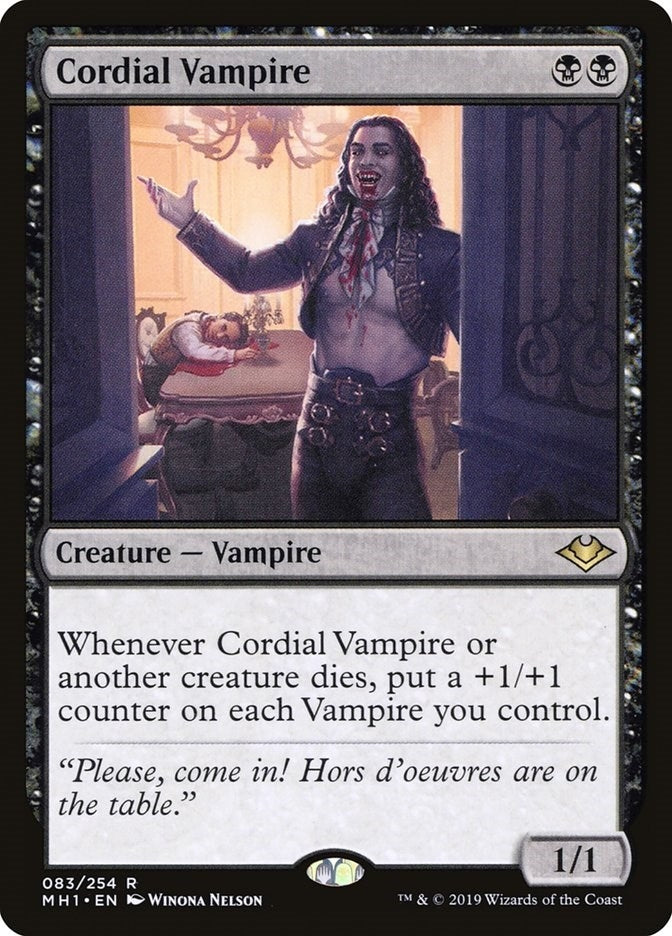 Image for Cordial Vampire (83) (Modern Horizons) - Magic: The Gathering