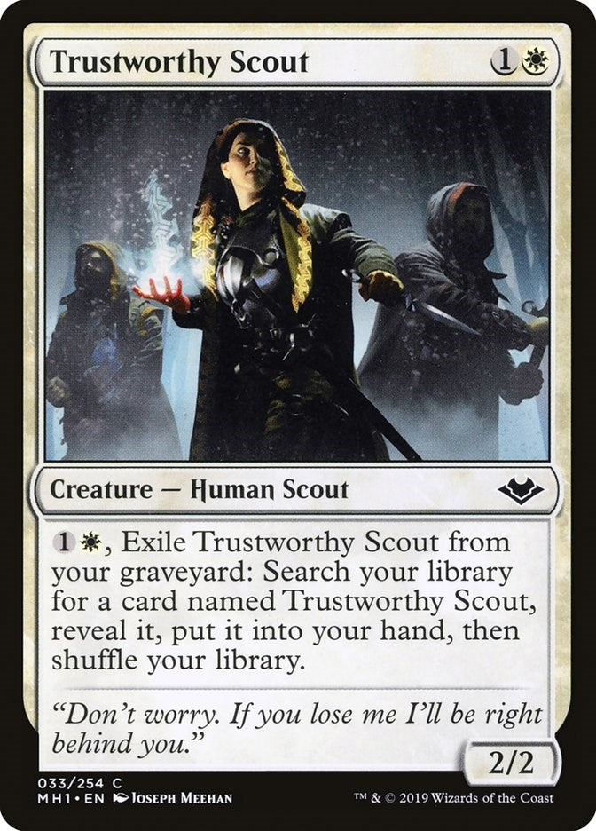 Image for Trustworthy Scout (33) (Modern Horizons) - Magic: The Gathering