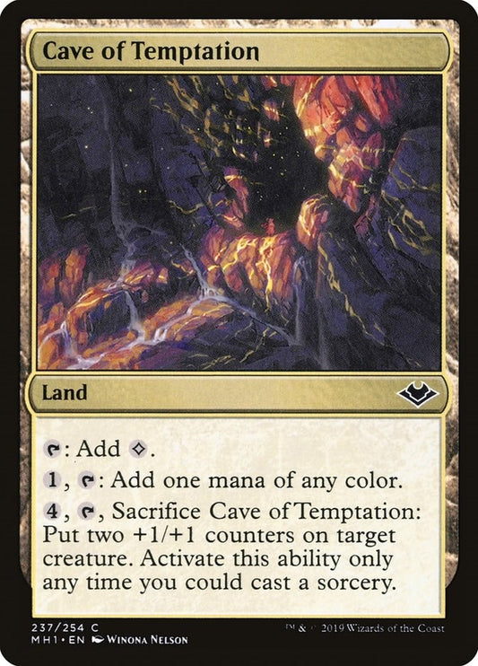 Image for Cave of Temptation (237) (Modern Horizons) - Magic: The Gathering