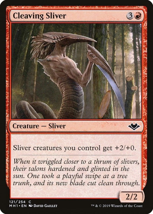 Image for Cleaving Sliver (121) (Modern Horizons) - Magic: The Gathering