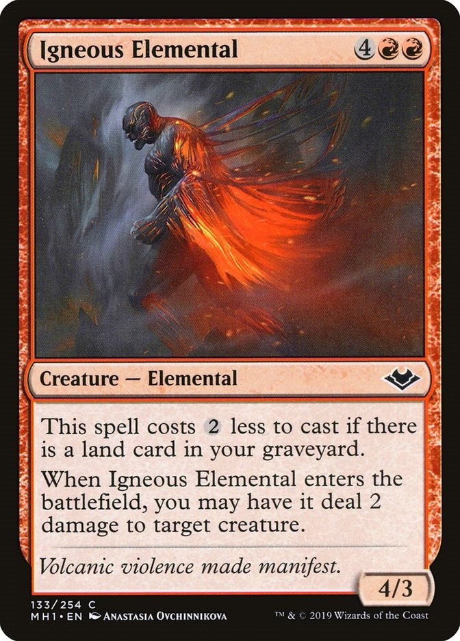 Image for Igneous Elemental (133) (Modern Horizons) - Magic: The Gathering