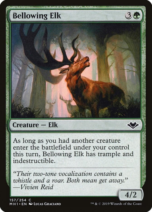 Image for Bellowing Elk (157) (Modern Horizons) - Magic: The Gathering