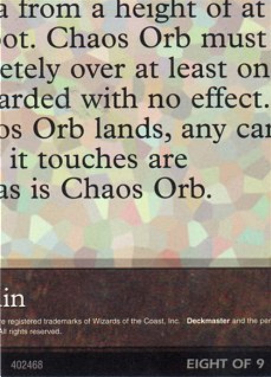 Image for Chaos Orb (8 of 9) (Ultra Pro Puzzle Quest) (1) (Media Promos) - Magic: The Gathering