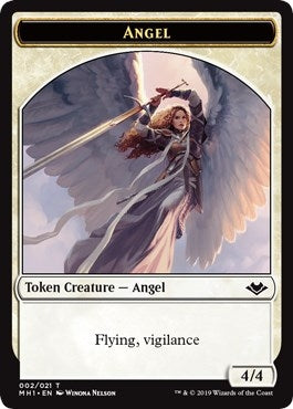 Image for Angel // Illusion Double-Sided Token (2 // 5) (Modern Horizons) - Magic: The Gathering