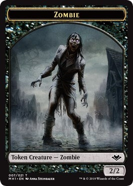 Image for Zombie // Elephant Double-Sided Token (7 // 12) (Modern Horizons) - Magic: The Gathering