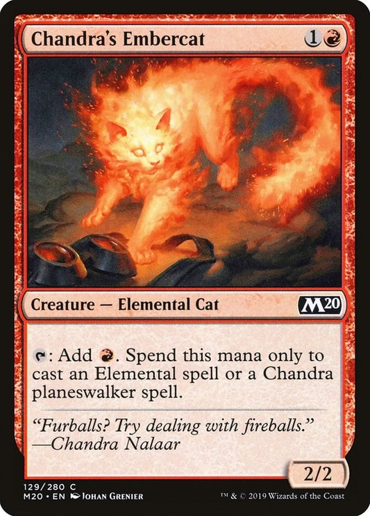 Image for Chandra's Embercat (129) (Core Set 2020) - Magic: The Gathering