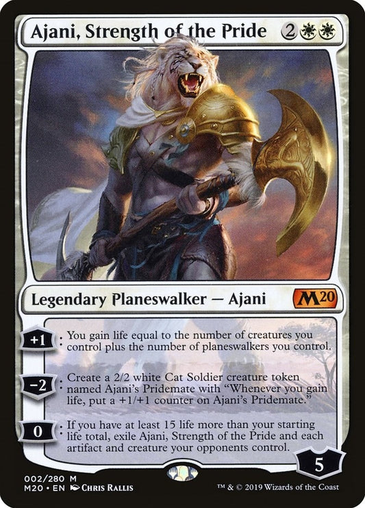 Image for Ajani, Strength of the Pride (2) (Core Set 2020) - Magic: The Gathering