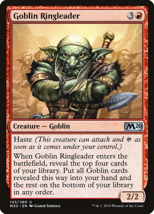 Image for Goblin Ringleader (143) (Core Set 2020) - Magic: The Gathering