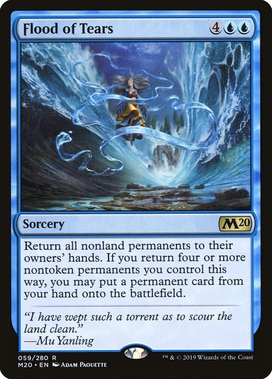 Image for Flood of Tears (59) (Core Set 2020) - Magic: The Gathering