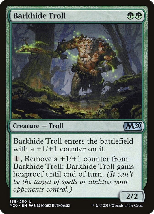 Image for Barkhide Troll (165) (Core Set 2020) - Magic: The Gathering