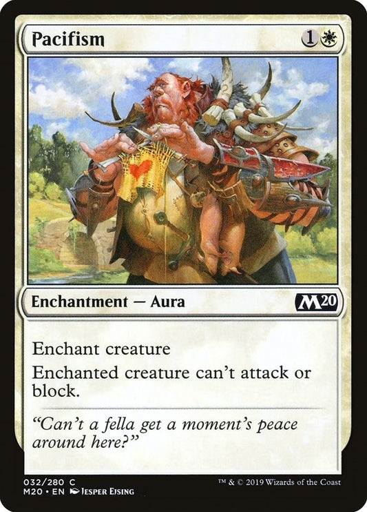 Image for Pacifism (32) (Core Set 2020) - Magic: The Gathering