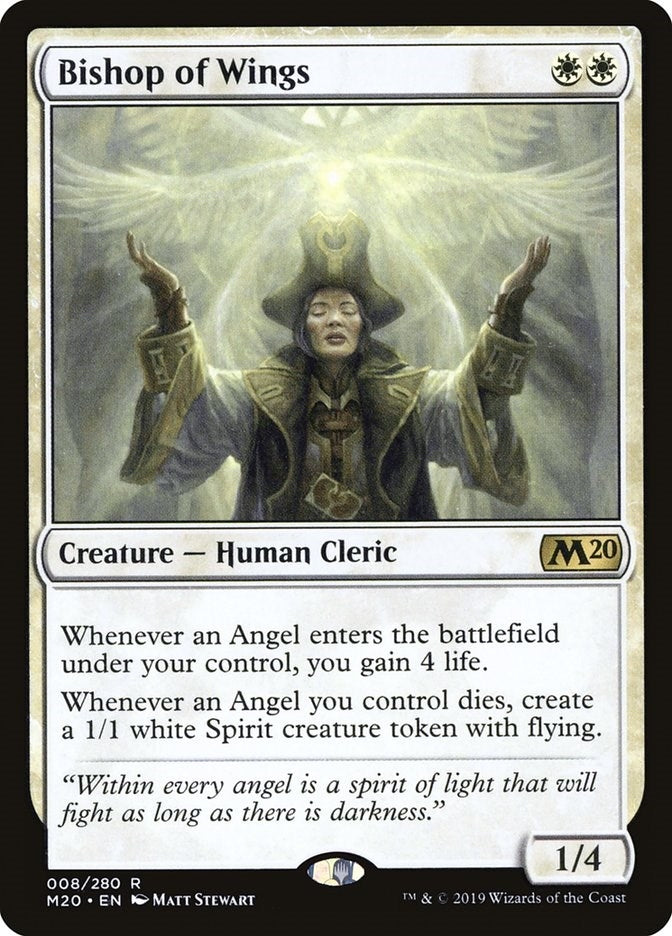 Image for Bishop of Wings (8) (Core Set 2020) - Magic: The Gathering