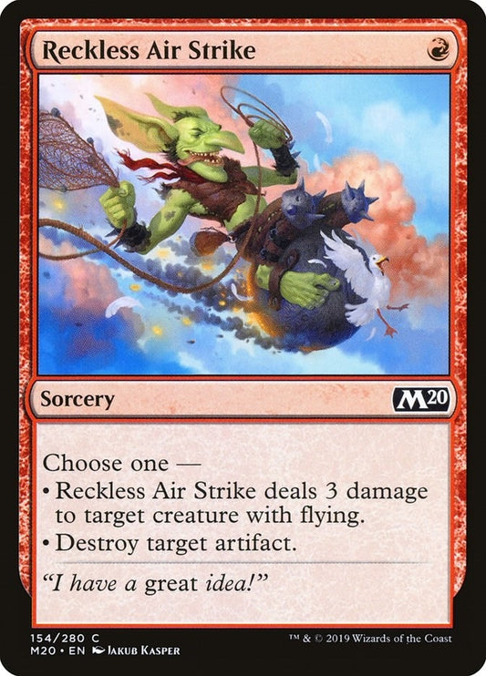 Image for Reckless Air Strike (154) (Core Set 2020) - Magic: The Gathering