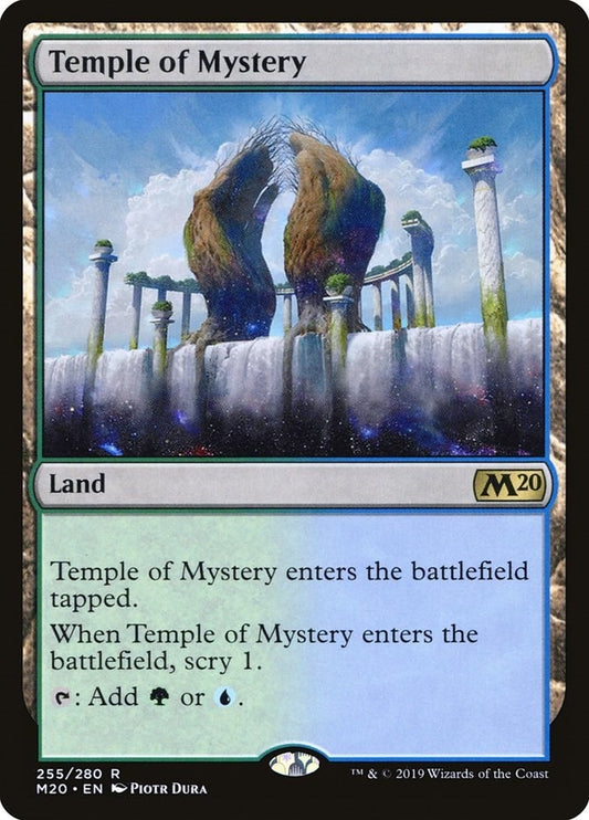 Image for Temple of Mystery (255) (Core Set 2020) - Magic: The Gathering