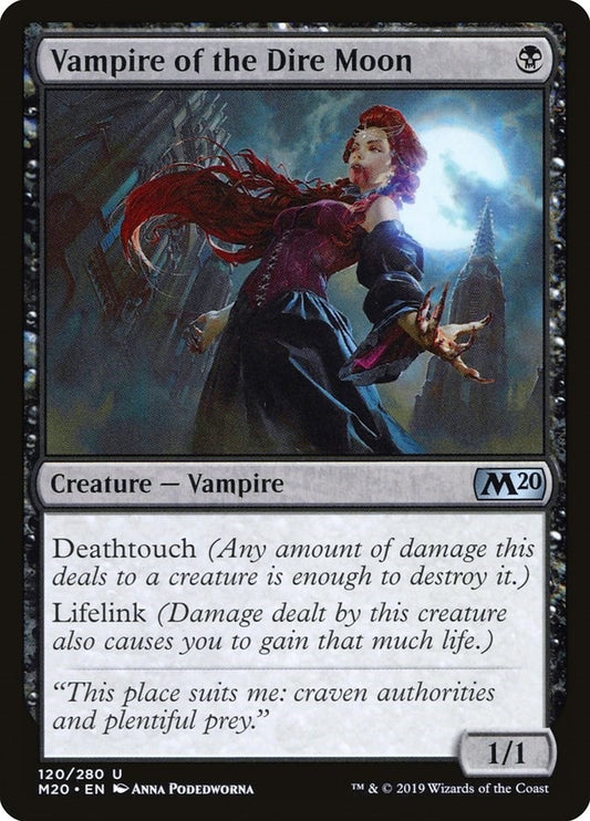 Image for Vampire of the Dire Moon (120) (Core Set 2020) - Magic: The Gathering