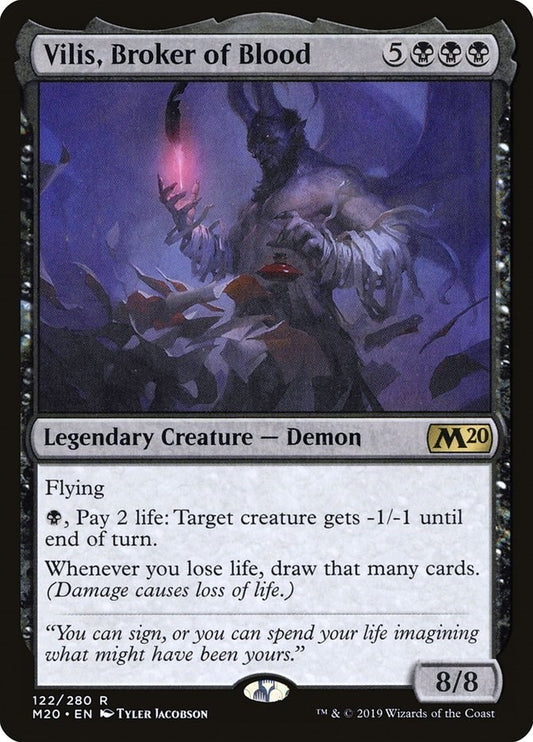 Image for Vilis, Broker of Blood (122) (Core Set 2020) - Magic: The Gathering