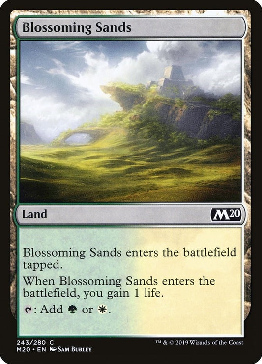Image for Blossoming Sands (243) (Core Set 2020) - Magic: The Gathering