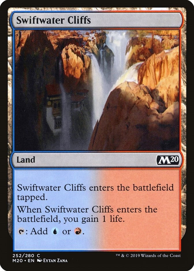 Image for Swiftwater Cliffs (252) (Core Set 2020) - Magic: The Gathering