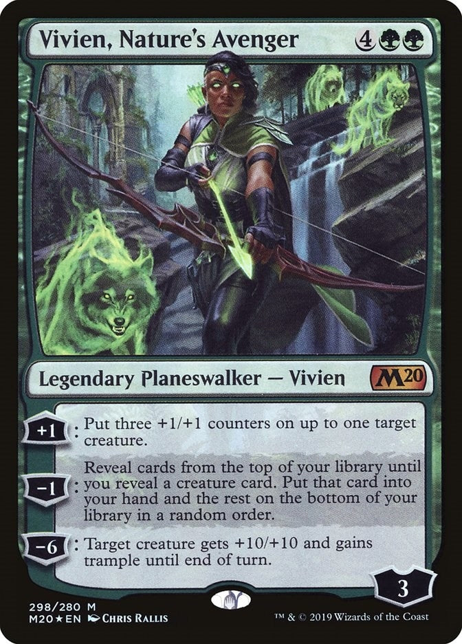 Image for Vivien, Nature's Avenger (298) (Core Set 2020) - Magic: The Gathering
