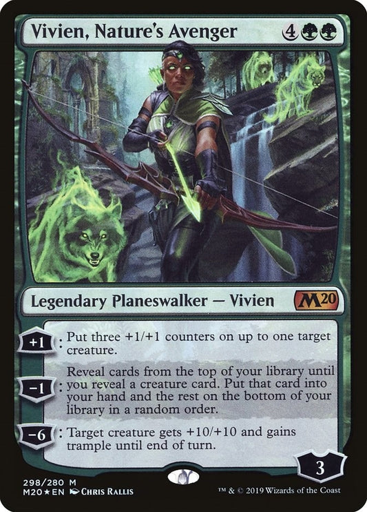 Image for Vivien, Nature's Avenger (298) (Core Set 2020) - Magic: The Gathering