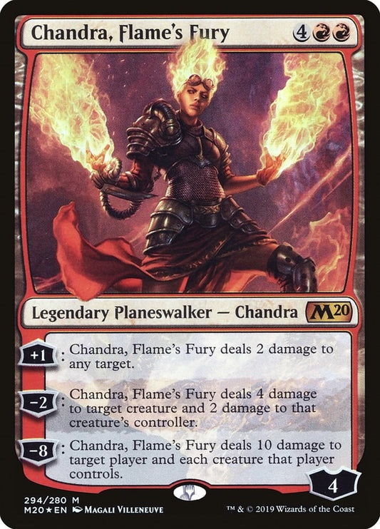 Image for Chandra, Flame's Fury (294) (Core Set 2020) - Magic: The Gathering