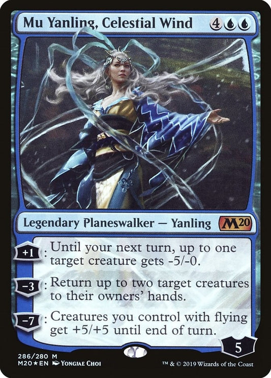 Image for Mu Yanling, Celestial Wind (286) (Core Set 2020) - Magic: The Gathering