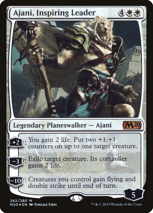 Image for Ajani, Inspiring Leader (282) (Core Set 2020) - Magic: The Gathering