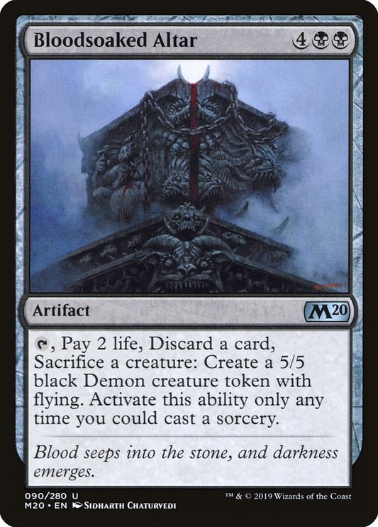 Image for Bloodsoaked Altar (90) (Core Set 2020) - Magic: The Gathering