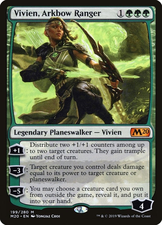 Image for Vivien, Arkbow Ranger (199) (Core Set 2020) - Magic: The Gathering
