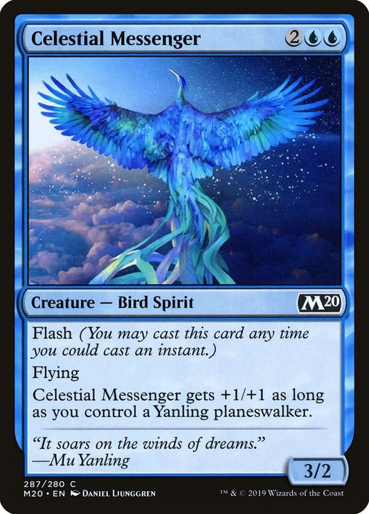 Image for Celestial Messenger (287) (Core Set 2020) - Magic: The Gathering