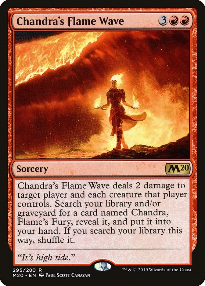 Image for Chandra's Flame Wave (295) (Core Set 2020) - Magic: The Gathering